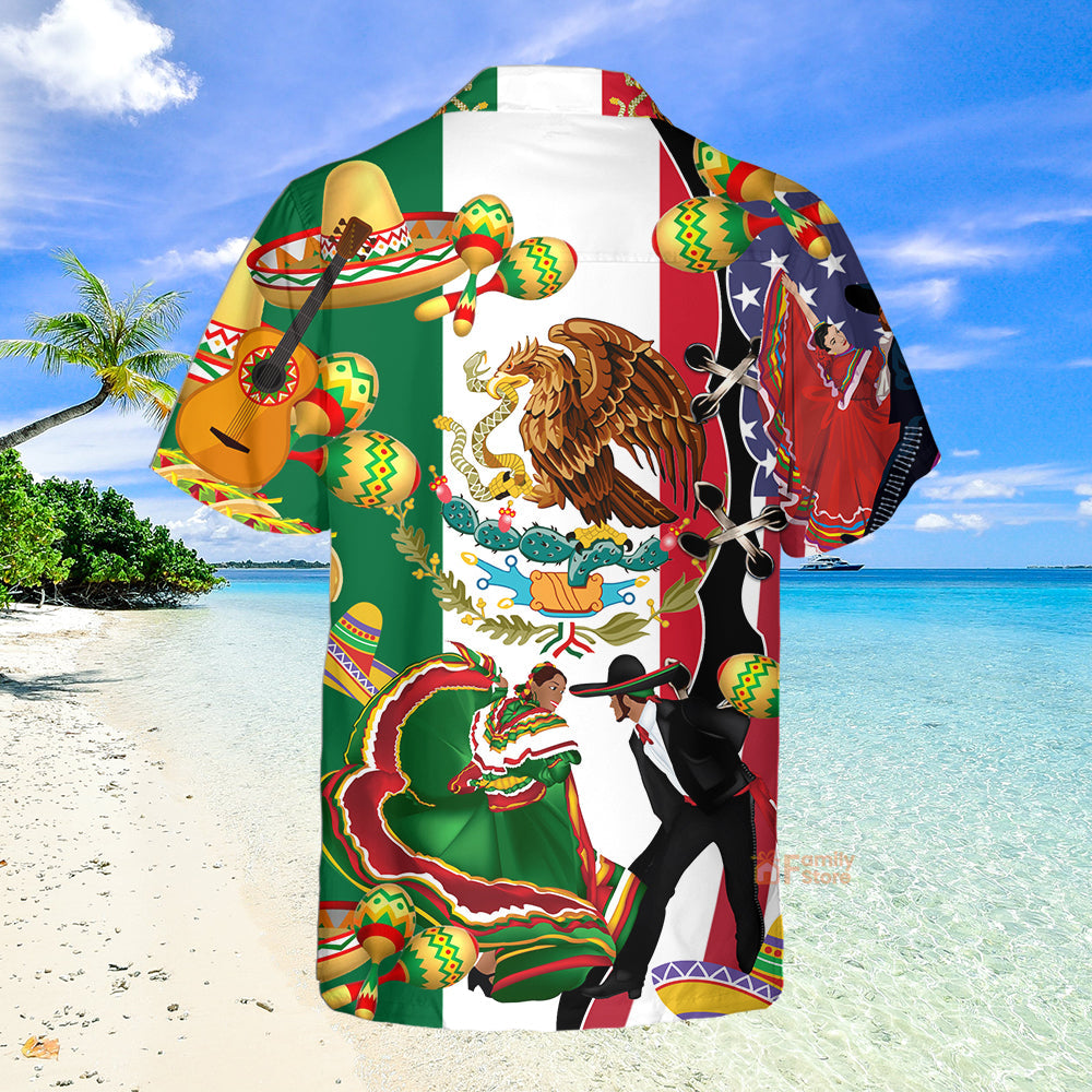 Mexican By Blood American By Birth Patriot By Choice Hawaiian Shirt