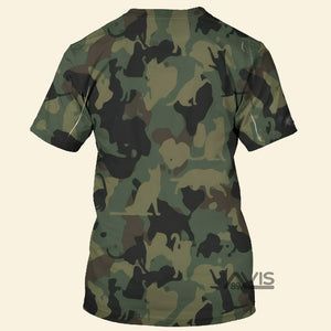 Avis89 Cat Camo Catmouflage Adult - T-Shirt