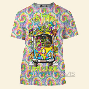 Avis89 Hippie Stay Trippy Little, Alien In The Car - 3D TShirt