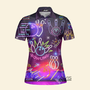 Avis89 Neon Bowling Club - Women Polo Shirt