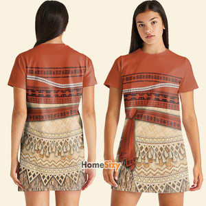 Moana 2 Cosplay Costume - Tshirt Dress