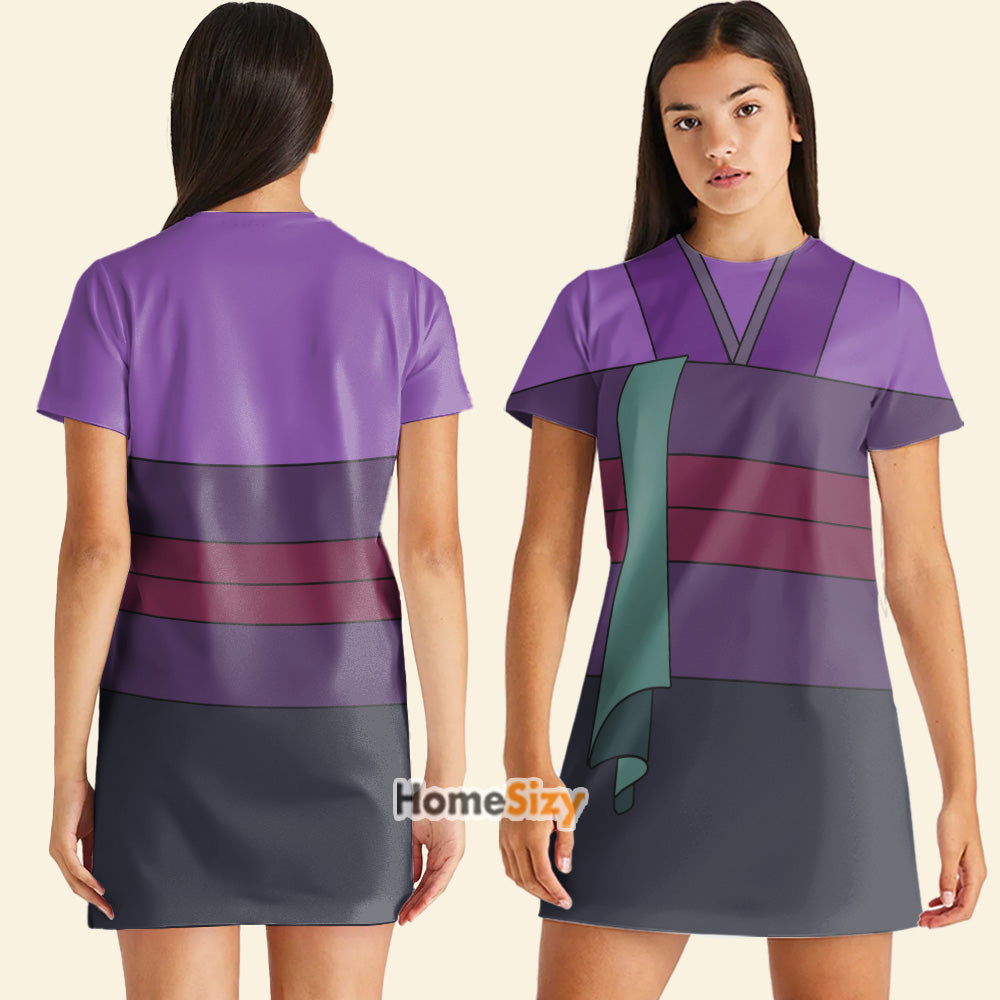 Matchmaker  Mulan Cosplay Costume - Tshirt Dress