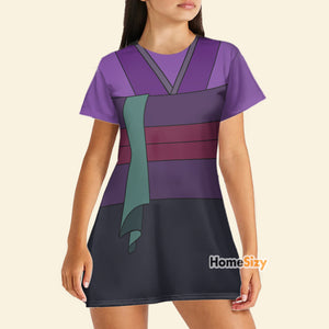 Matchmaker  Mulan Cosplay Costume - Tshirt Dress