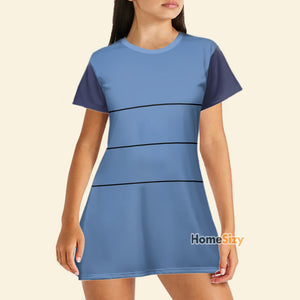 Cri-Kee Mulan Movie Cosplay Costume - Tshirt Dress