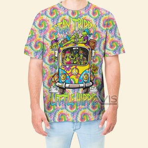 Avis89 Hippie Stay Trippy Little, Alien In The Car - 3D TShirt