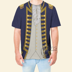 Avis89 Uniforms Of The U.S Navy Costume Cosplay - 3D TShirt