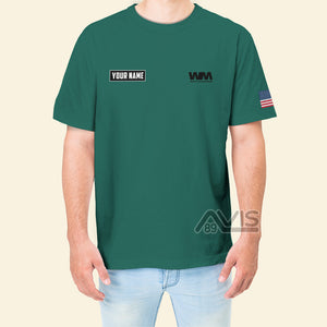 Avis89 Veterans US Waste Management - Personalized 3D T-Shirt