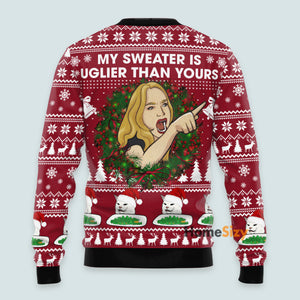 Cat Woman Meme Xmas - Ugly Christmas Sweater