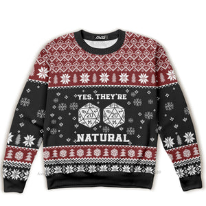 DnD Yes Witches They’re Natural - Christmas Gift For Fansl - Ugly Sweater