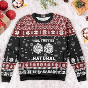 DnD Yes Witches They’re Natural - Christmas Gift For Fansl - Ugly Sweater