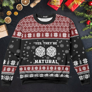 DnD Yes Witches They’re Natural - Christmas Gift For Fansl - Ugly Sweater