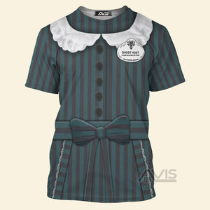 Avis89 Maid Women's Haunted Mansion Costume Cosplay - 3D TShirt