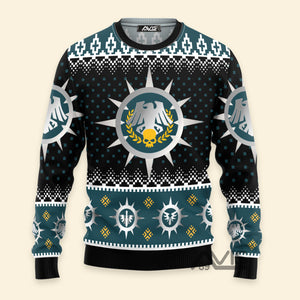 Avis89 Warhammer Raven Guard Iconic - Ugly Christmas Sweater