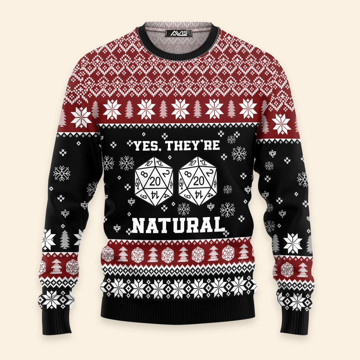 DnD Yes Witches They’re Natural - Christmas Gift For Fansl - Ugly Sweater