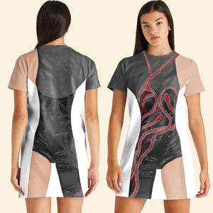 Taylor Eras Tour Ready For It Cosplay Costume - Tshirt Dress