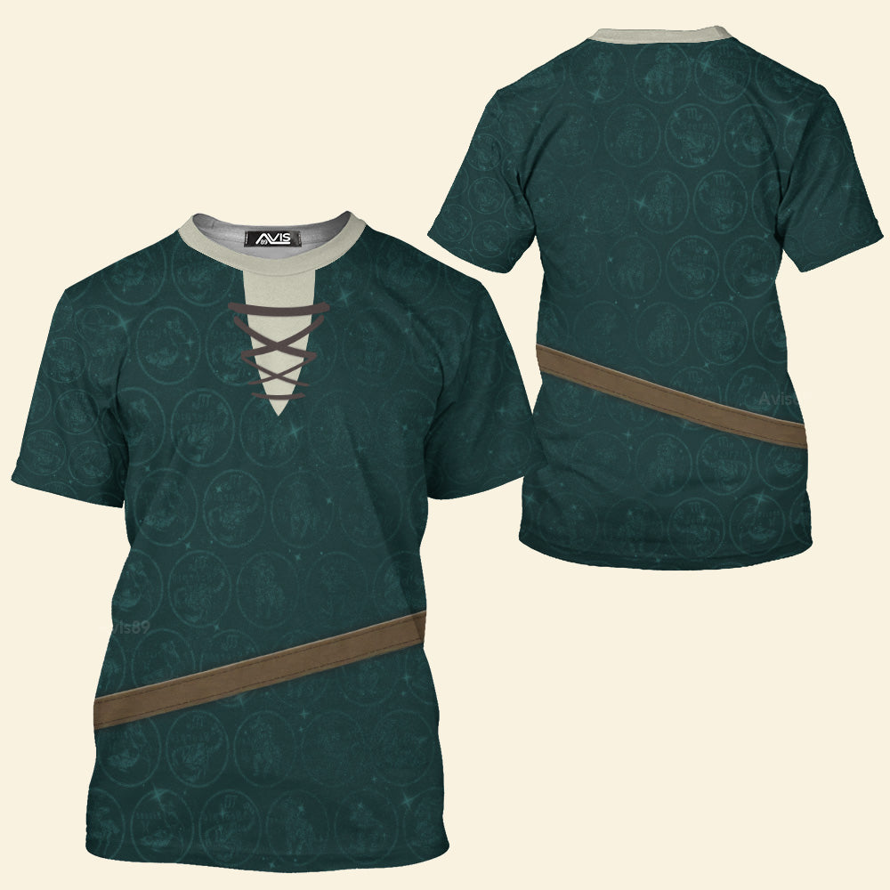 Brave Merida Cosplay Costume - 3D Women Tshirt