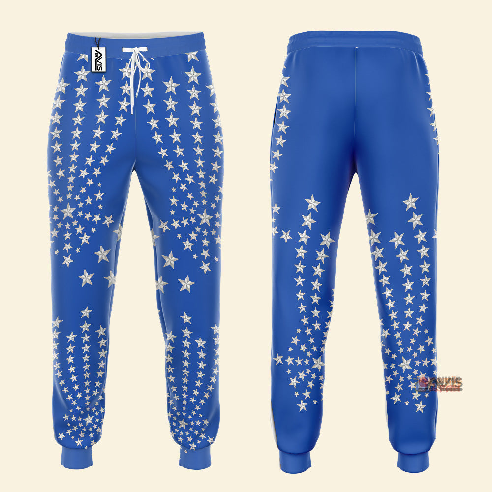 Elvis Owl Blue Costume - Fandom Hoodie Sweatshirt Sweatpants ELHS07