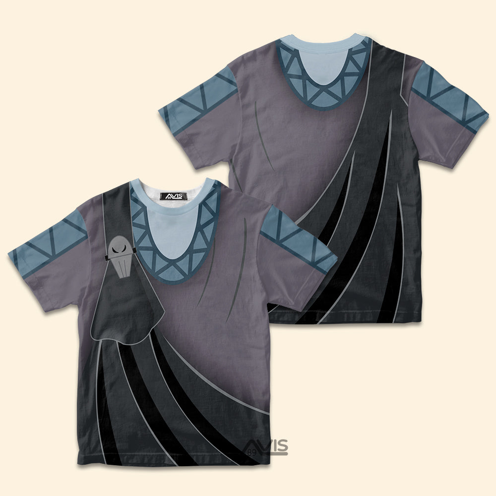 Avis89 Hercules The Hades Cosplay Costume - Kid Tshirt