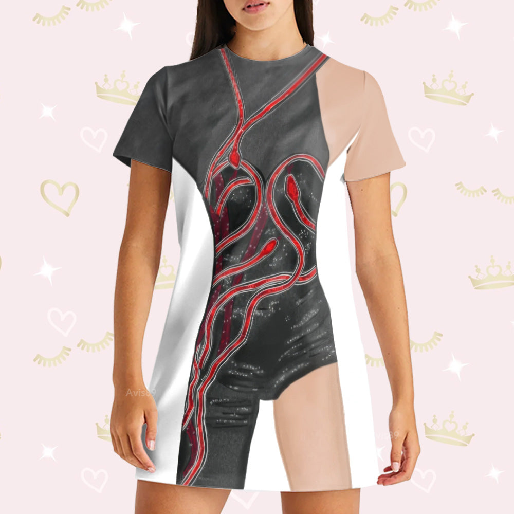 Taylor Eras Tour Ready For It Cosplay Costume - Tshirt Dress