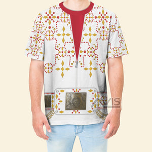 Avis89 Elvis White Conquistador Costume - Fandom Hoodie Sweatshirt Sweatpants ELHS35