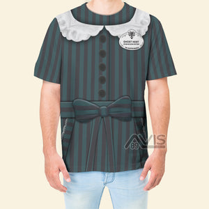 Avis89 Maid Women's Haunted Mansion Costume Cosplay - 3D TShirt