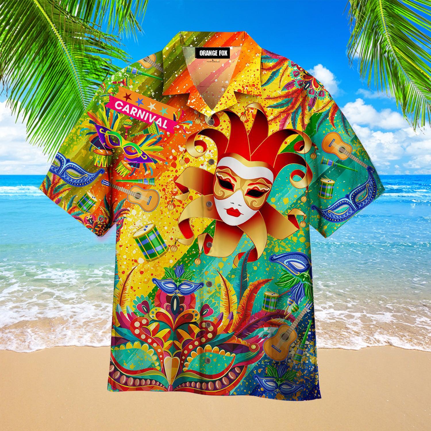 Mardi Gras Carnival - Hawaiian Shirt