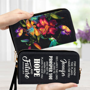 For I Know The Plans I Have For You - Awesome Personalized Clutch Purses - AT4080744