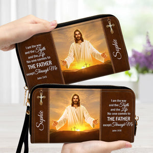 I Am The Way And The Truth And The Life - Scripture Gifts For Women Of God - Personalized Clutch Purses - AT4081346