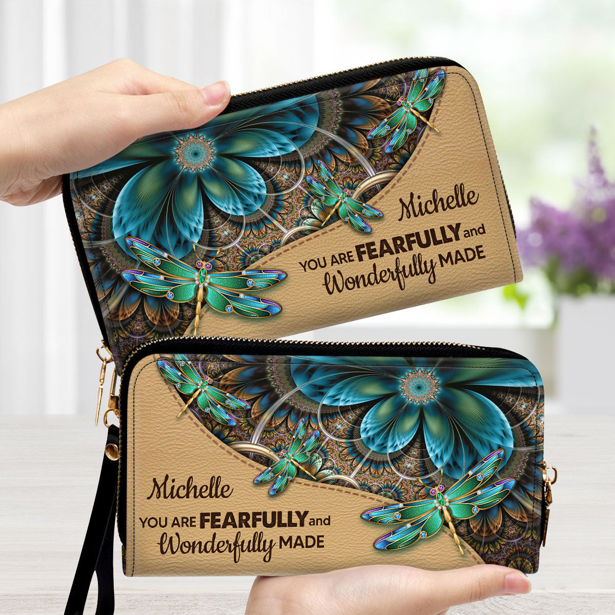 You Are Fearfully And Wonderfully Made - Beautiful Personalized Clutch Purses - AT4081466