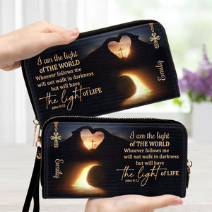 I Am The Light Of The World - Thoughtful Gift For Christians - Personalized Clutch Purses - AT4080718