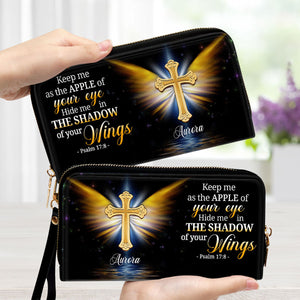 Of God Hide Me In The Shadow Of Your Wings Psalm 178 - Unique Personalized Clutch Purses - AT4080929