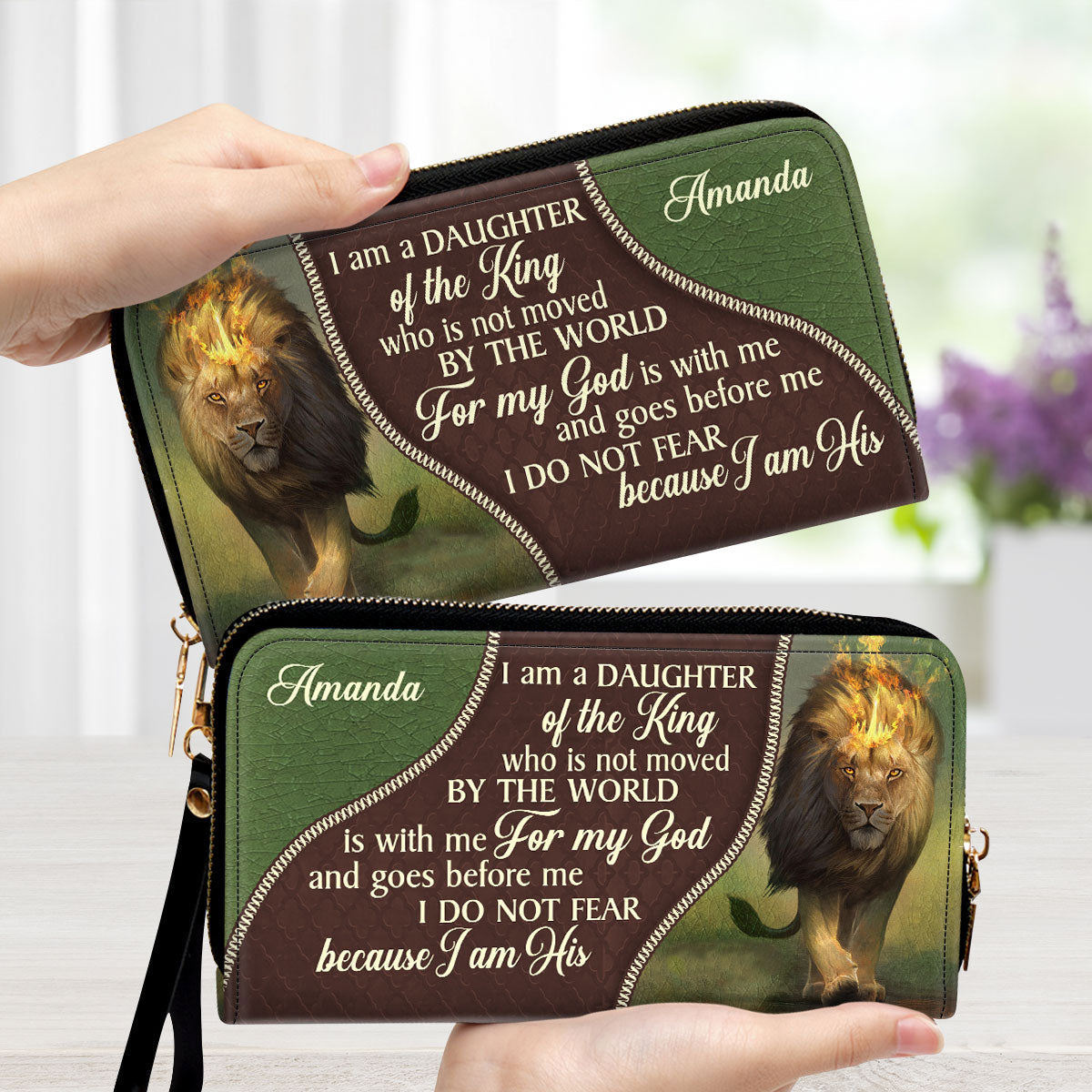 I Am A Daughter Of The King - Awesome Personalized Clutch Purses - AT4080812