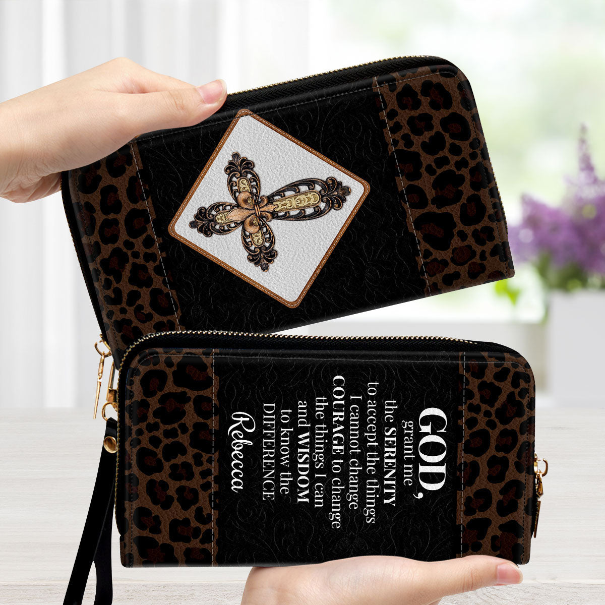 God, Grant Me The Serenity To Accept The Things I Cannot Change - Awesome Personalized Clutch Purses - AT4080702