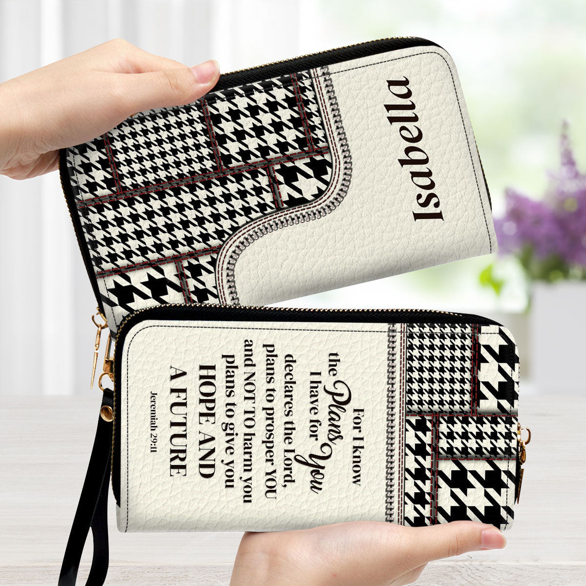 For I Know The Plans I Have For You Jeremiah 29:11 - Unique Personalized Clutch Purses - AT4080848