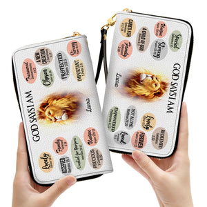 What God Says About You - Thoughtful Gift For Christians - Personalized Clutch Purses - AT4080920