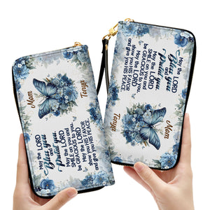 May The Lord Bless You - Scripture Gifts For Women Of God - Personalized Clutch Purses - AT4081228