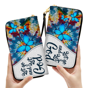 Let Go And Let God - Unique Personalized Clutch Purses - AT4081425