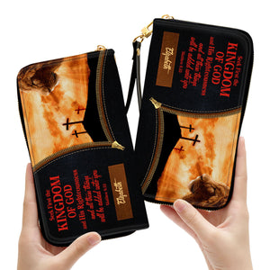 Seek First The Kingdom Of God And His Righteousness - Unique Personalized Clutch Purses - AT4081455