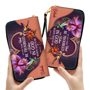 Let Not Your Heart Be Troubled - Awesome Personalized Clutch Purses - AT4081333