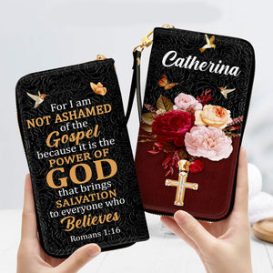 For I Am Not Ashamed Of The Gospel - Personalized Clutch Purses - AT4081332