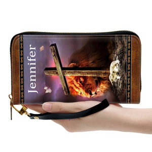 Truly He Is My Rock And My Salvation - Personalized Clutch Purses - AT4081338