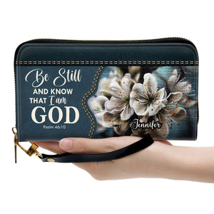 Be Still And Know That I Am God - Personalized Clutch Purses - AT4081344