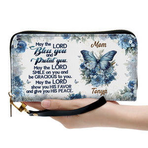 May The Lord Bless You - Scripture Gifts For Women Of God - Personalized Clutch Purses - AT4081228