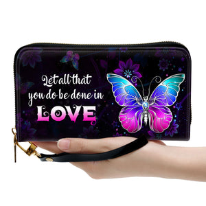 1 Corinthians 16:14 Personalized Clutch Purses - Unique Personalized Clutch Purses - AT4080837