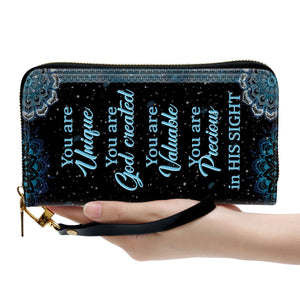 You Are Precious In His Sight - Thoughtful Gift For Christians - Personalized Clutch Purses - AT4080739