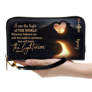 I Am The Light Of The World - Thoughtful Gift For Christians - Personalized Clutch Purses - AT4080718