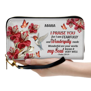 I Praise You, For I Am Fearfully And Wonderfully Made - Beautiful Personalized Clutch Purses - AT4080826