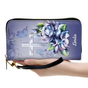 Blessed Is She Who Daily Imparts Nurturing Care And Kindness Of Heart - Personalized Clutch Purses - AT4080729