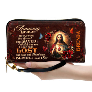 Jesus Amazing Grace - Thoughtful Gift For Christians - Personalized Clutch Purses - AT4081223