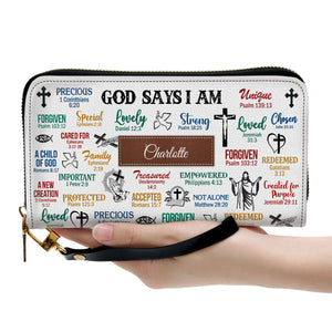 What God Says About You - Unique Personalized Clutch Purses - AT4080939